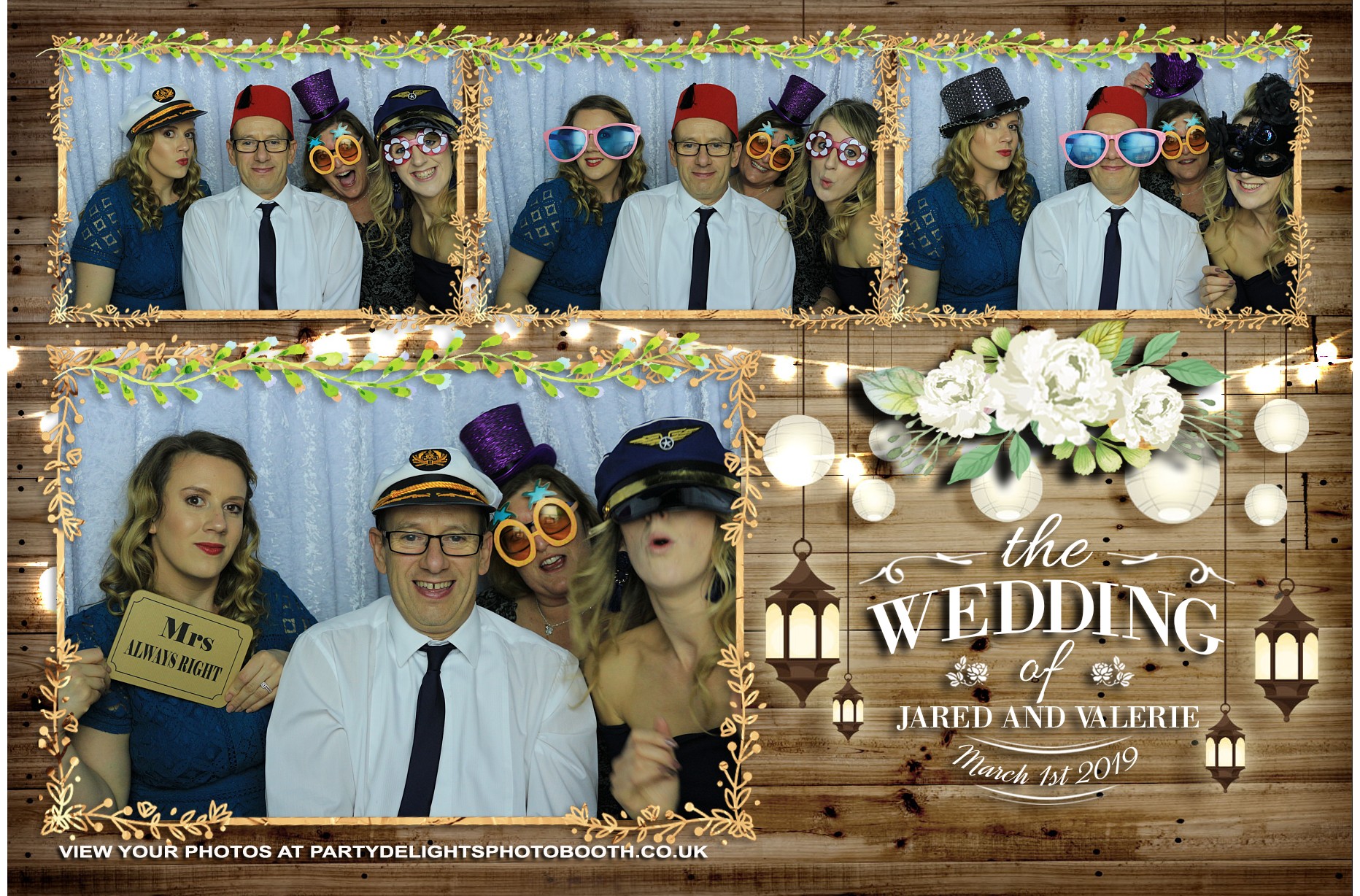 Jared and Valerie’s Wedding - Prints | View more photos from the event at gallery.partydelightsphotobooth.co.uk/u/PartyDelightsPhotoBooth/Jared-and-Valerie’s-Wedding-Prints
